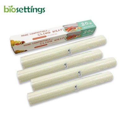 Compostable Pla Plastic Film Food Wrap Biodegradable Stretch Cling Wrap Biodegradable